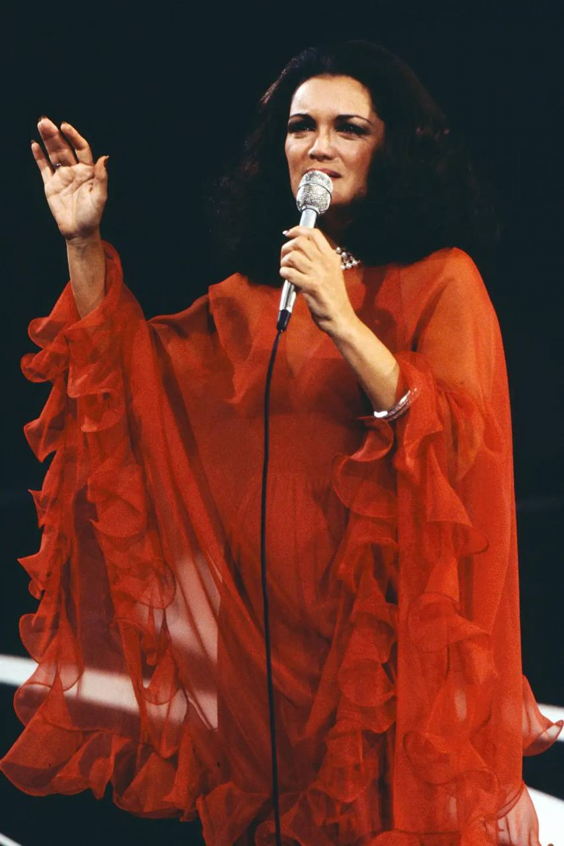 Connie Francis, naa década de 1970 - Reprodução