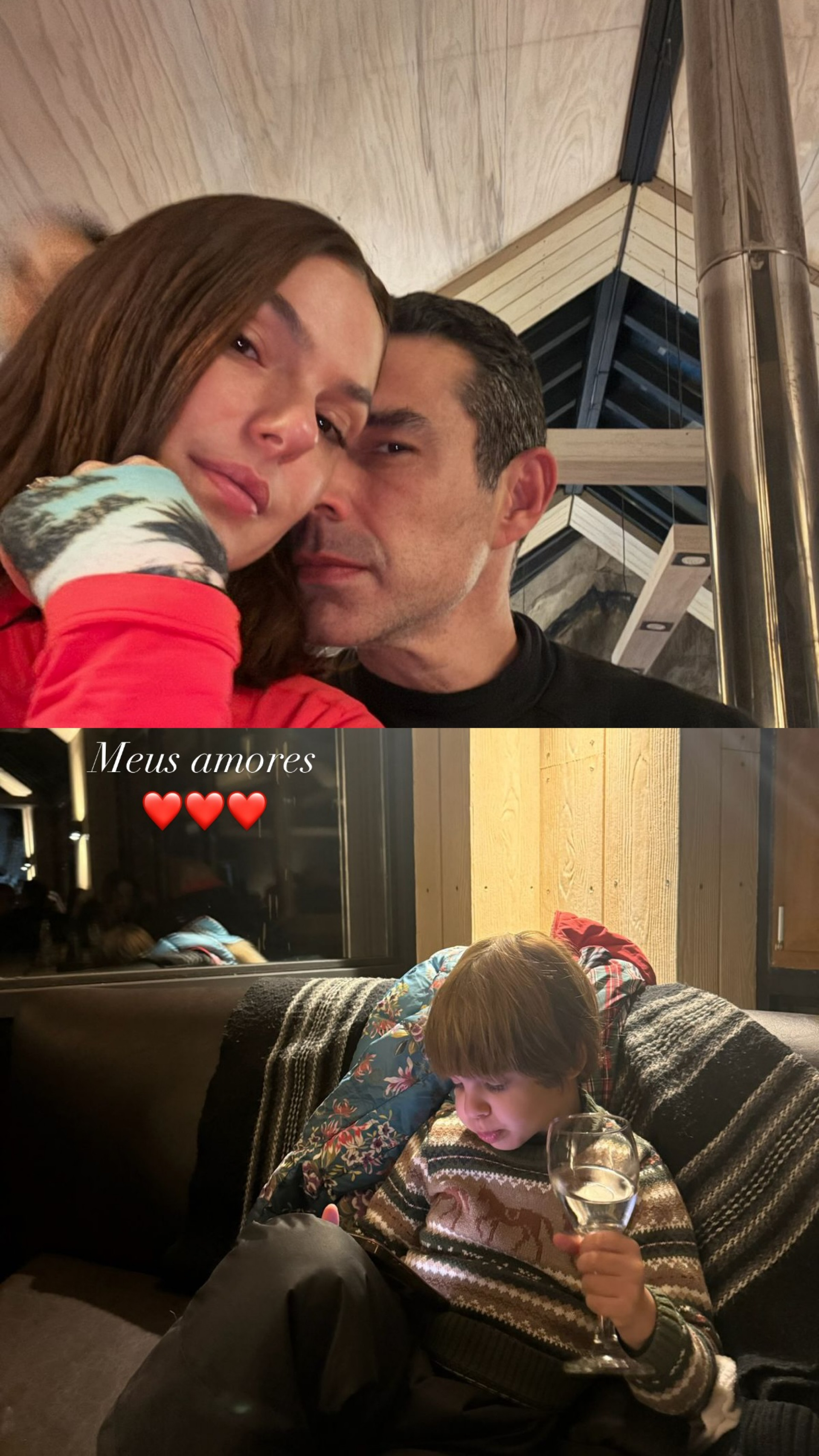 Isis Valverde viajou para Bariloche com o marido e filho  - Reprodução/Instagram