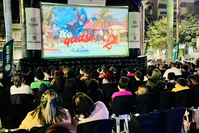 Cinema Itinerante leva cultura e lazer à Praça São Sebastião em Três Rios