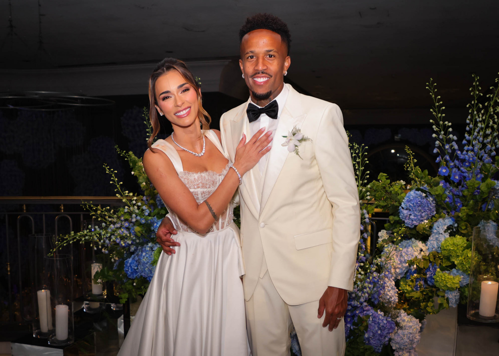 Tainá Castro e Éder Militão se casam em cerimônia luxuosa no Palácio Tangará, em São Paulo - Manuela Scarpa / Brazil News