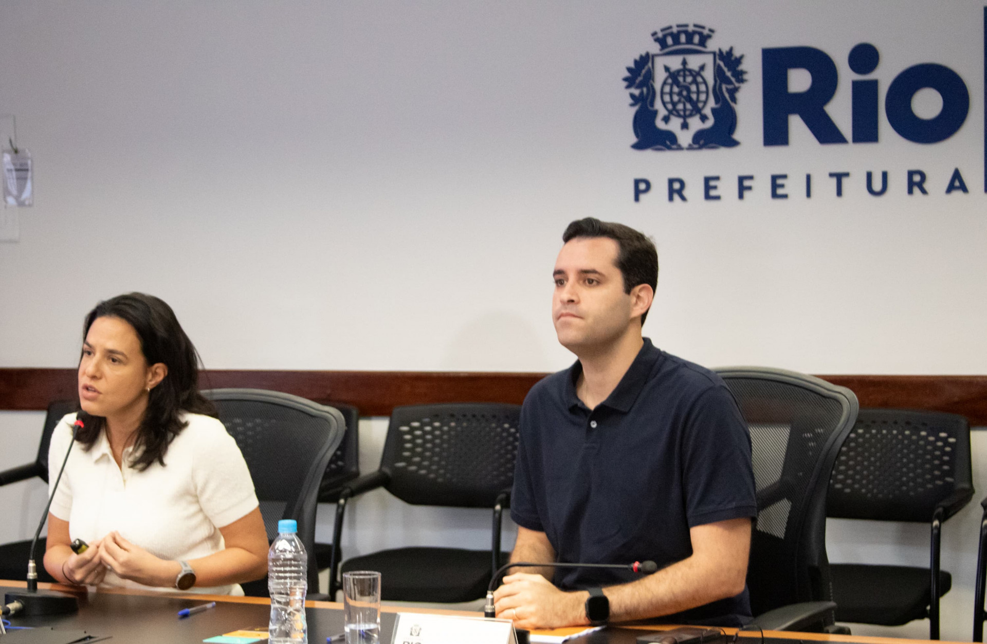 Coletiva de imprensa foi realizada na sede do Centro de Operações, Centro do Rio - Érica Martin / Agência O Dia