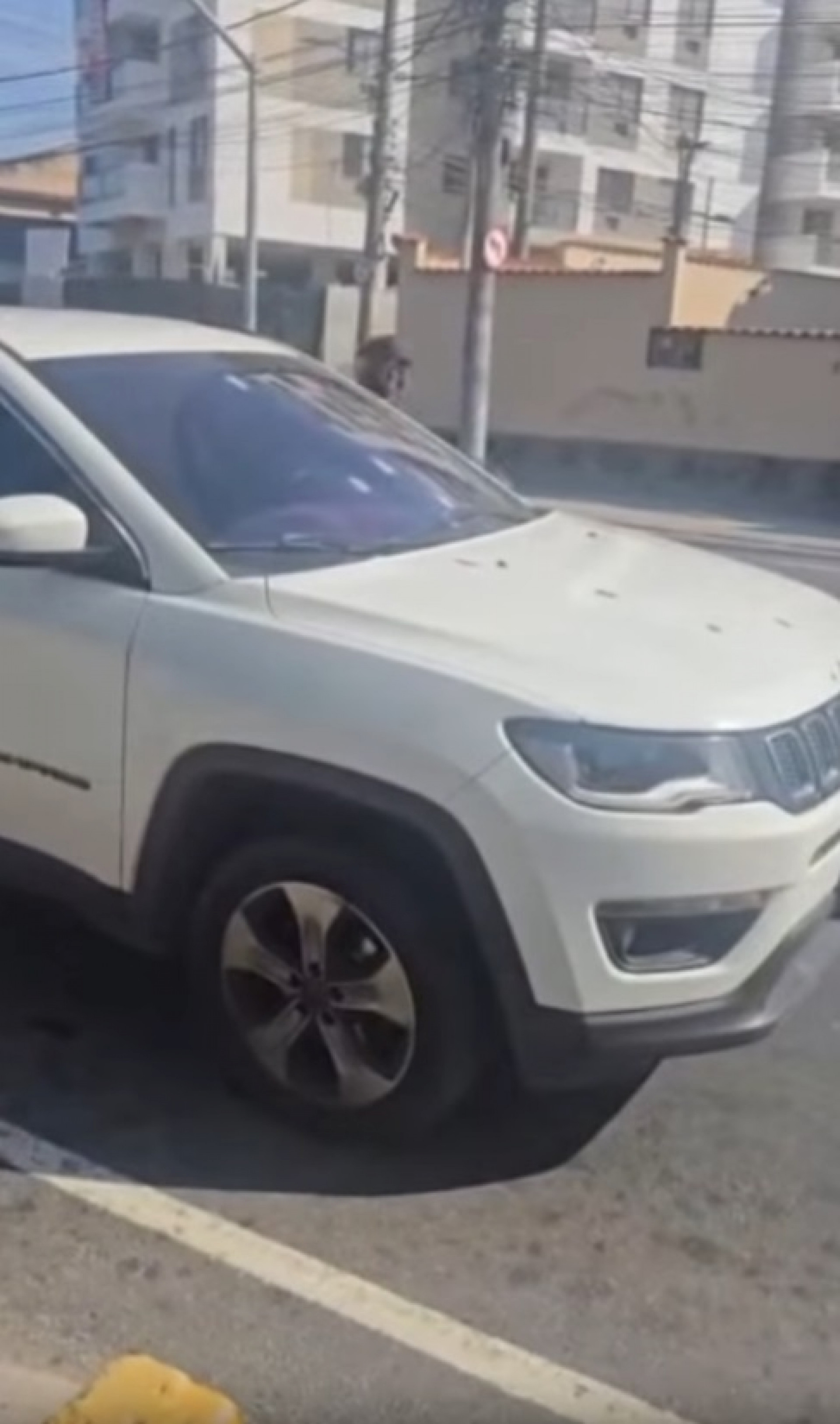 Carro foi atingido por disparos - Reprodução / Instagram