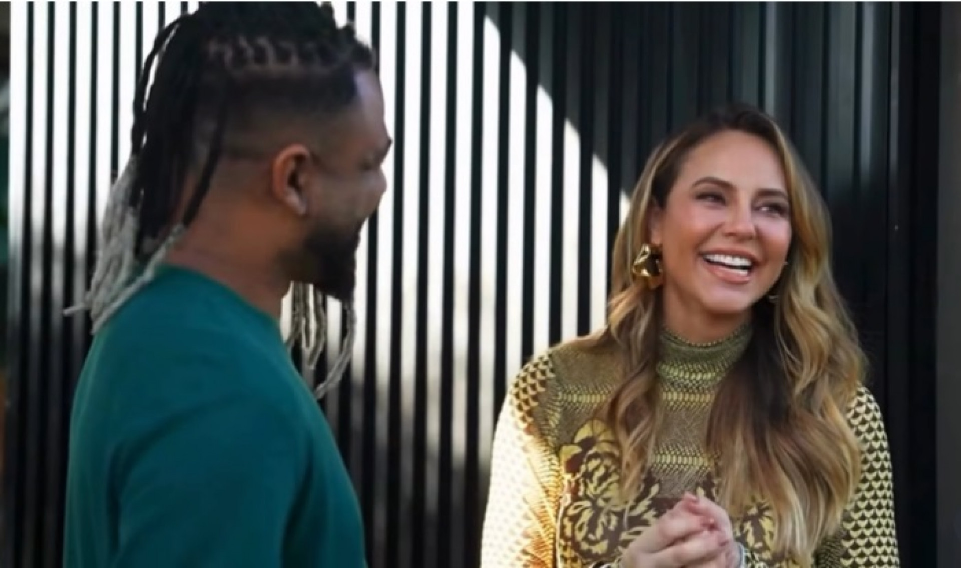 Rene Silva e Paolla Oliveira - Reproduçaõ de vídeo / TV Globo