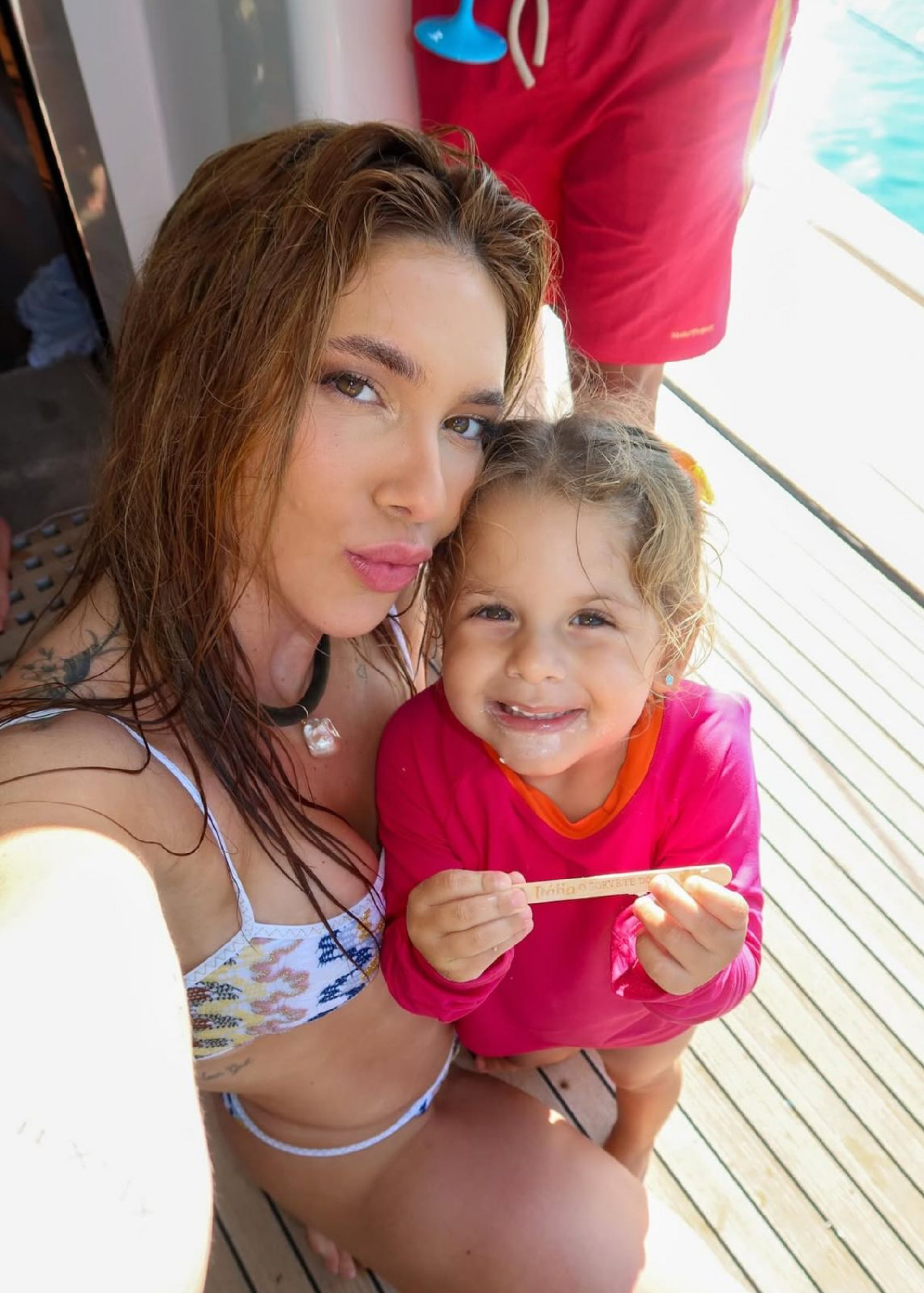 Virginia com a filha, Maria Flor - Reprodução Instagram