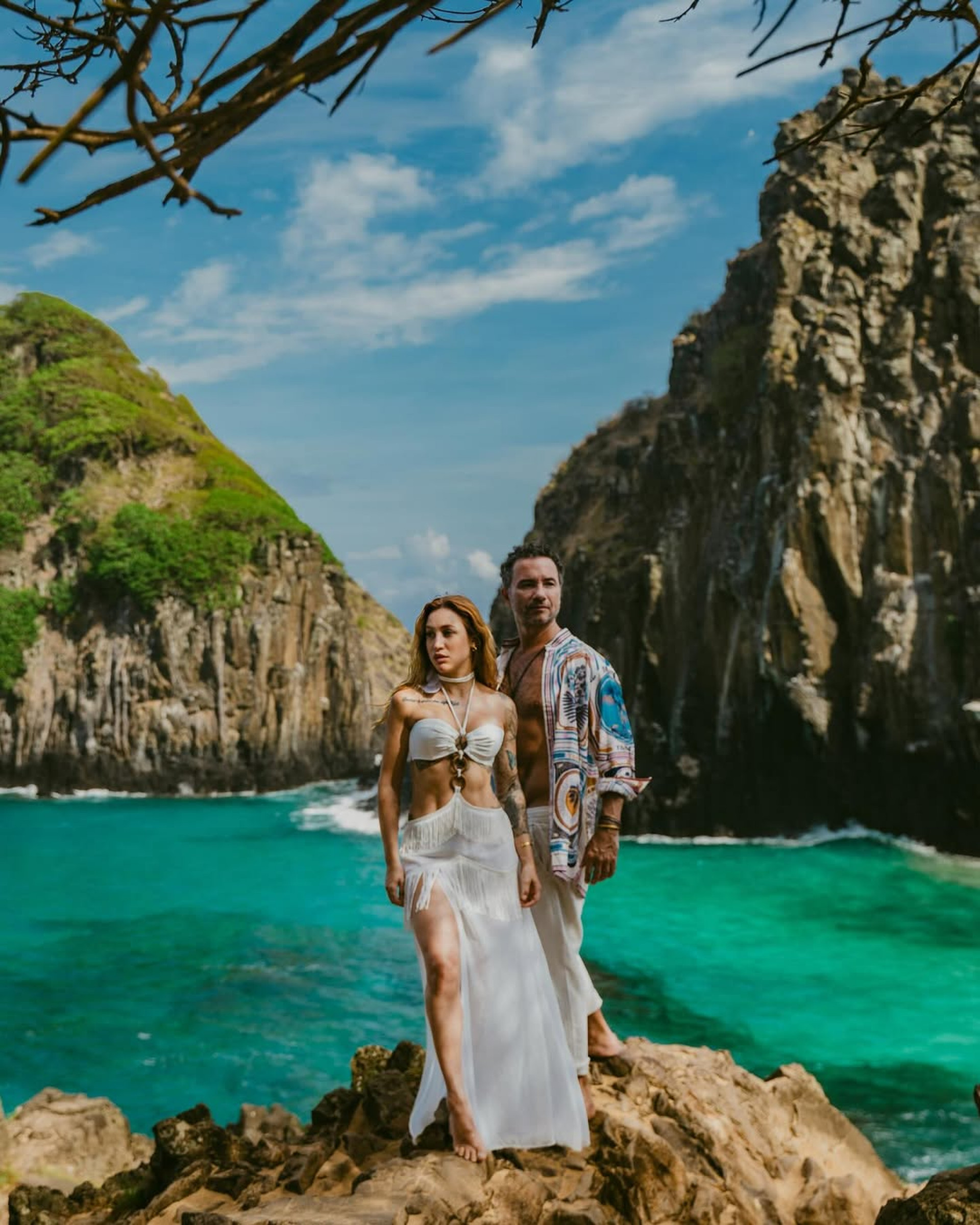 Je?ssica Correia e Marco Luque  - Reprodução/Instagram 