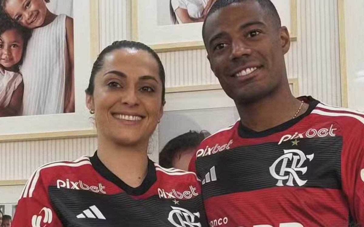 Vanessa Britos esposa de Nico De La Cruz do Flamengo, sonha com retorno do marido ao River Plate