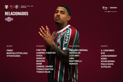 Cano será desfalque do Fluminense em clássico contra o Flamengo