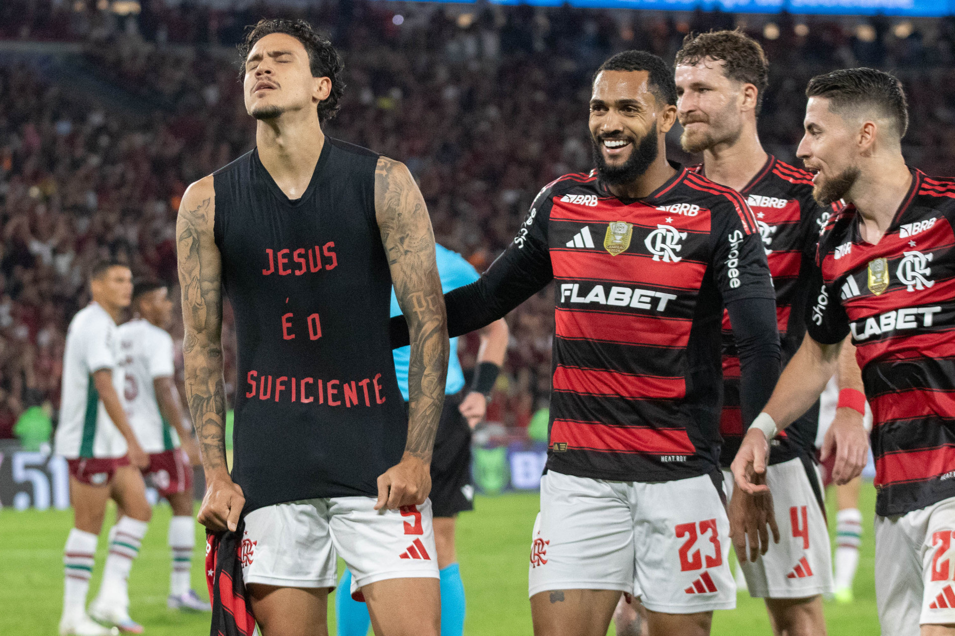 FLAMENGO X FLUMINENSE - CAMPEONATO BRASILEIRO - EST&Aacute;DIO MARACAN&Atilde; - 20-07-2025 - &Eacute;rica Martin/Ag&ecirc;ncia O Dia