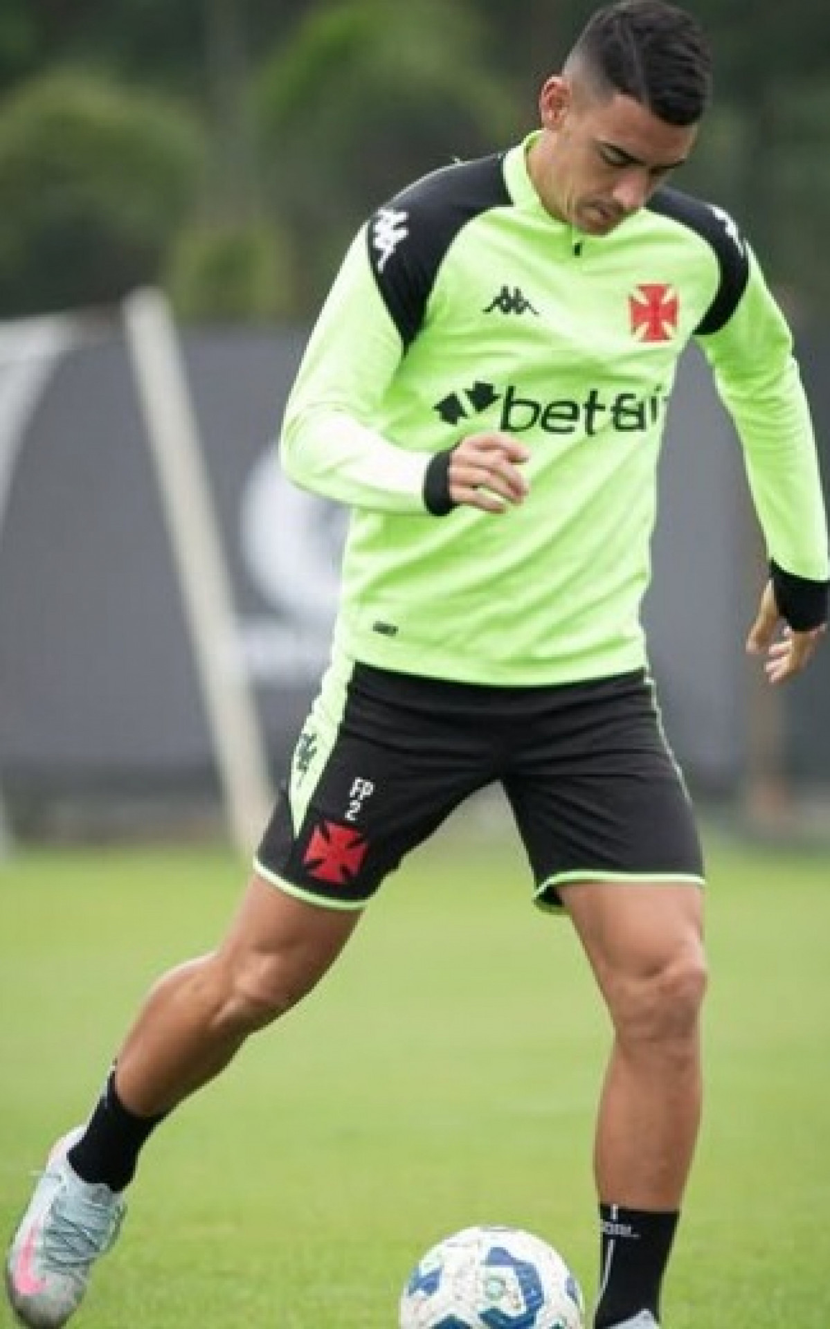 Pumita em treino do Vasco - Matheus Lima / Vasco
