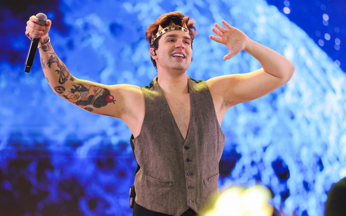 Luan Santana se apresenta na Festa Julina de Jundiaí, em São Paulo