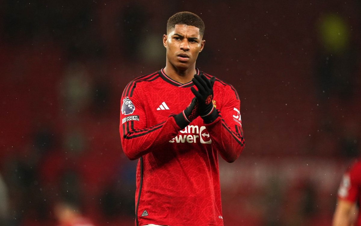 Marcus Rashford, do Manchester United, foi para o Barcelona por empr&eacute;stimo