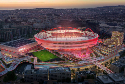Benfica anuncia ampliação de seu estádio e modernização de arredores