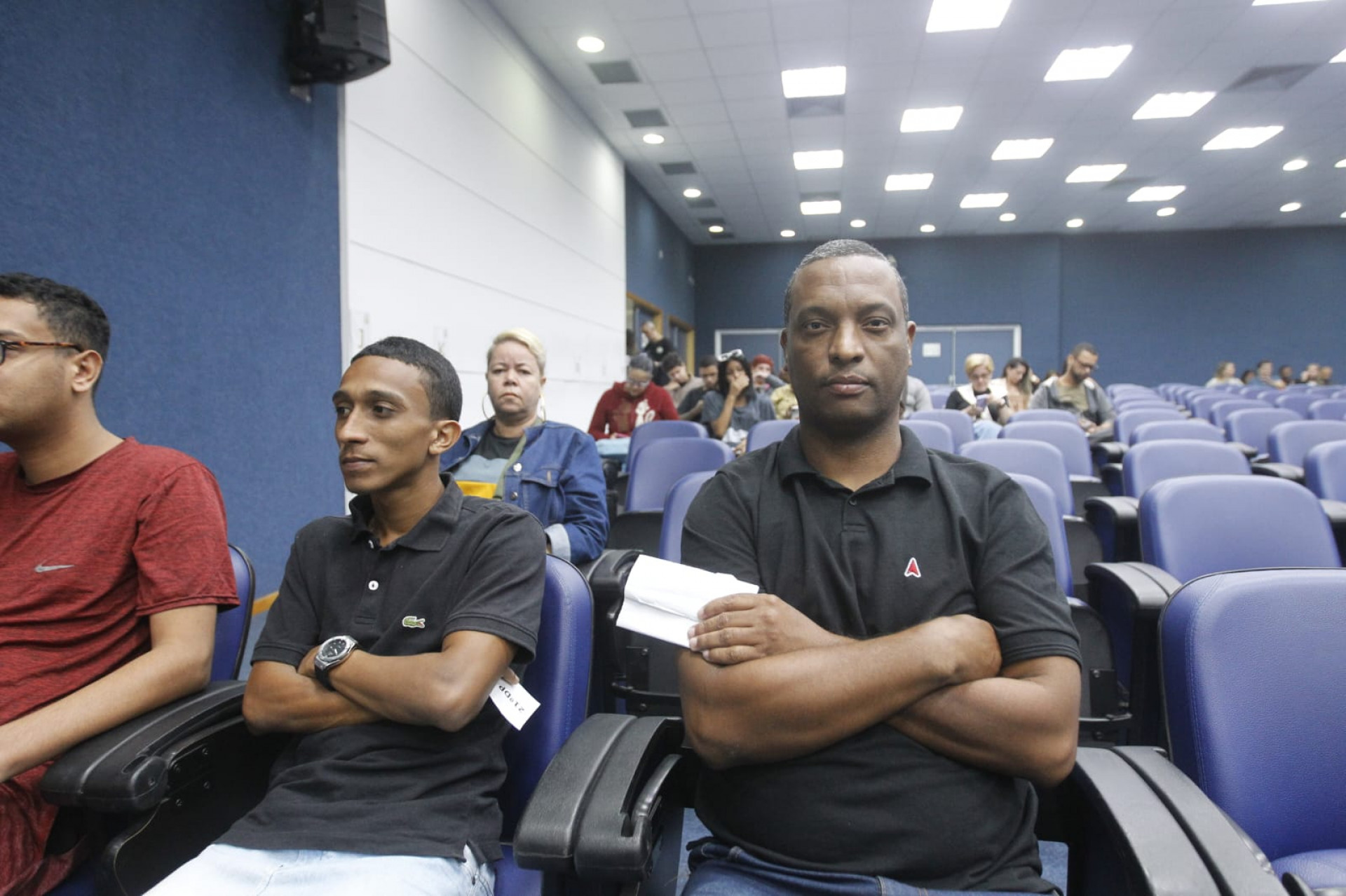 Vigilante Marcelo de Oliveira Lima recuperou seu celular na Cidade da Polícia - Reginaldo Pimenta / Agência O Dia