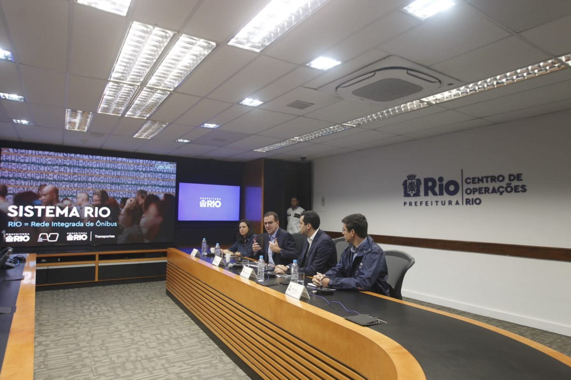 Prefeitura apresentou licitação em coletiva no Centro de Operações Rio - Reginaldo Pimenta / Agência O Dia