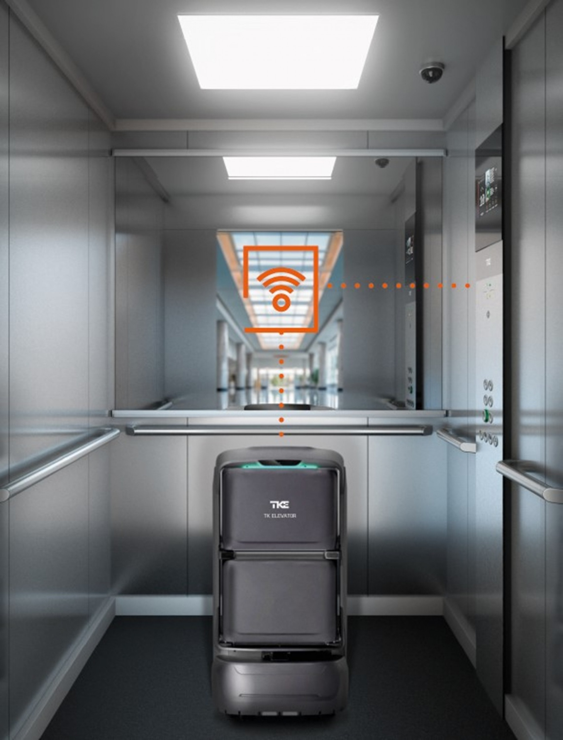 Novidade identifica quando o elevador est&aacute; lotado, al&eacute;m de criar mapas dos ambientes e planejar o caminho a ser percorrido - Divulga&ccedil;&atilde;o