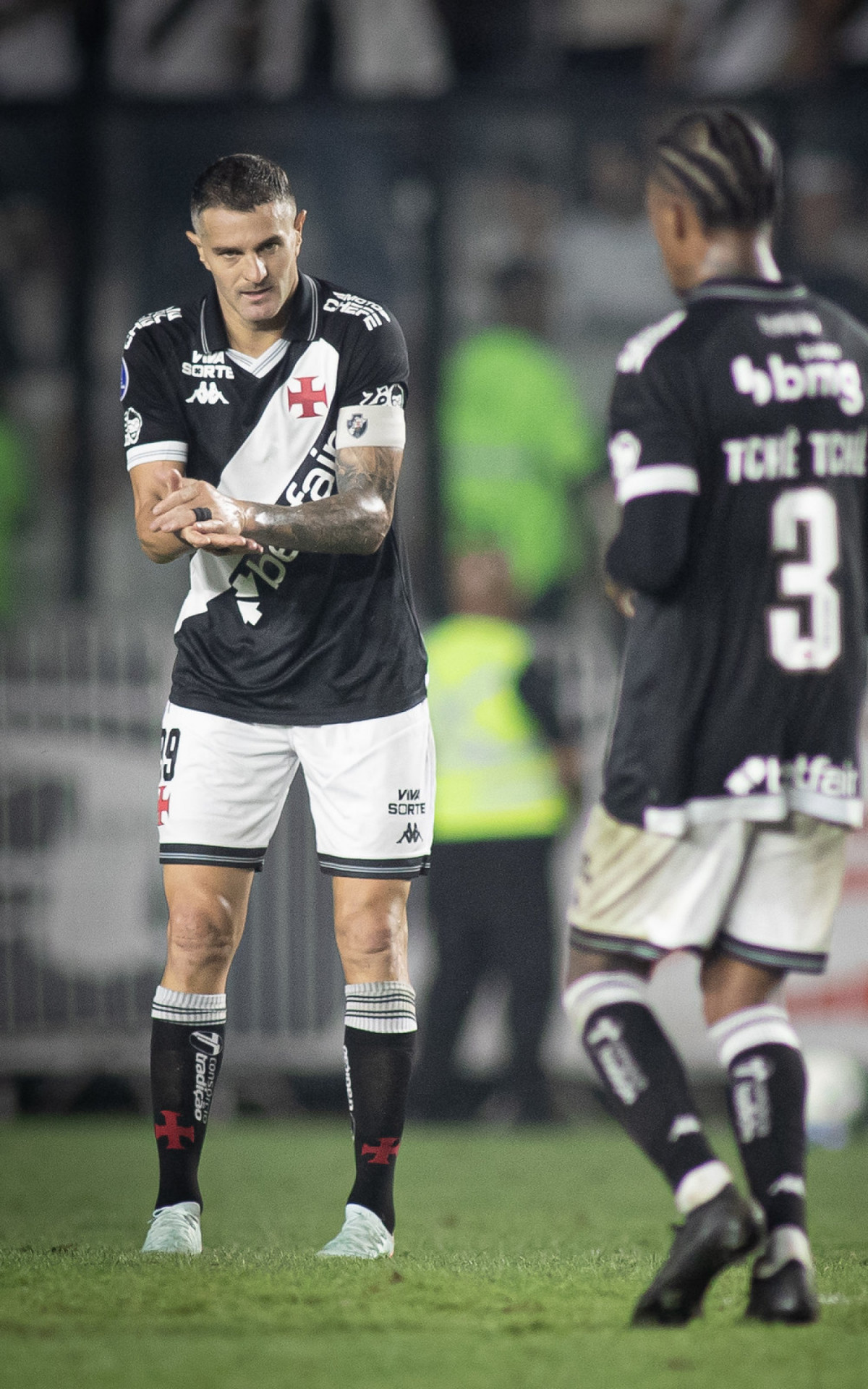 Vegetti marcou o gol de honra do Vasco diante do Independiente del Valle - Matheus Lima/Vasco