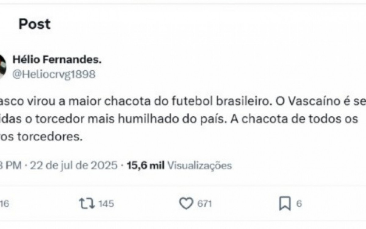 Eliminação do Vasco na Sul-Americana rende memes na web