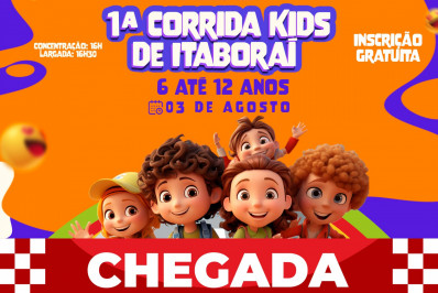 Prefeitura promove a 1ª Corrida Kids de Itaboraí no dia 3 de agosto