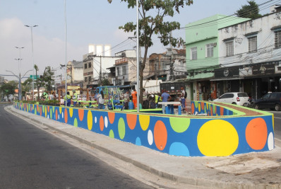 Obras na Praça do Vila Lage estão em fase final