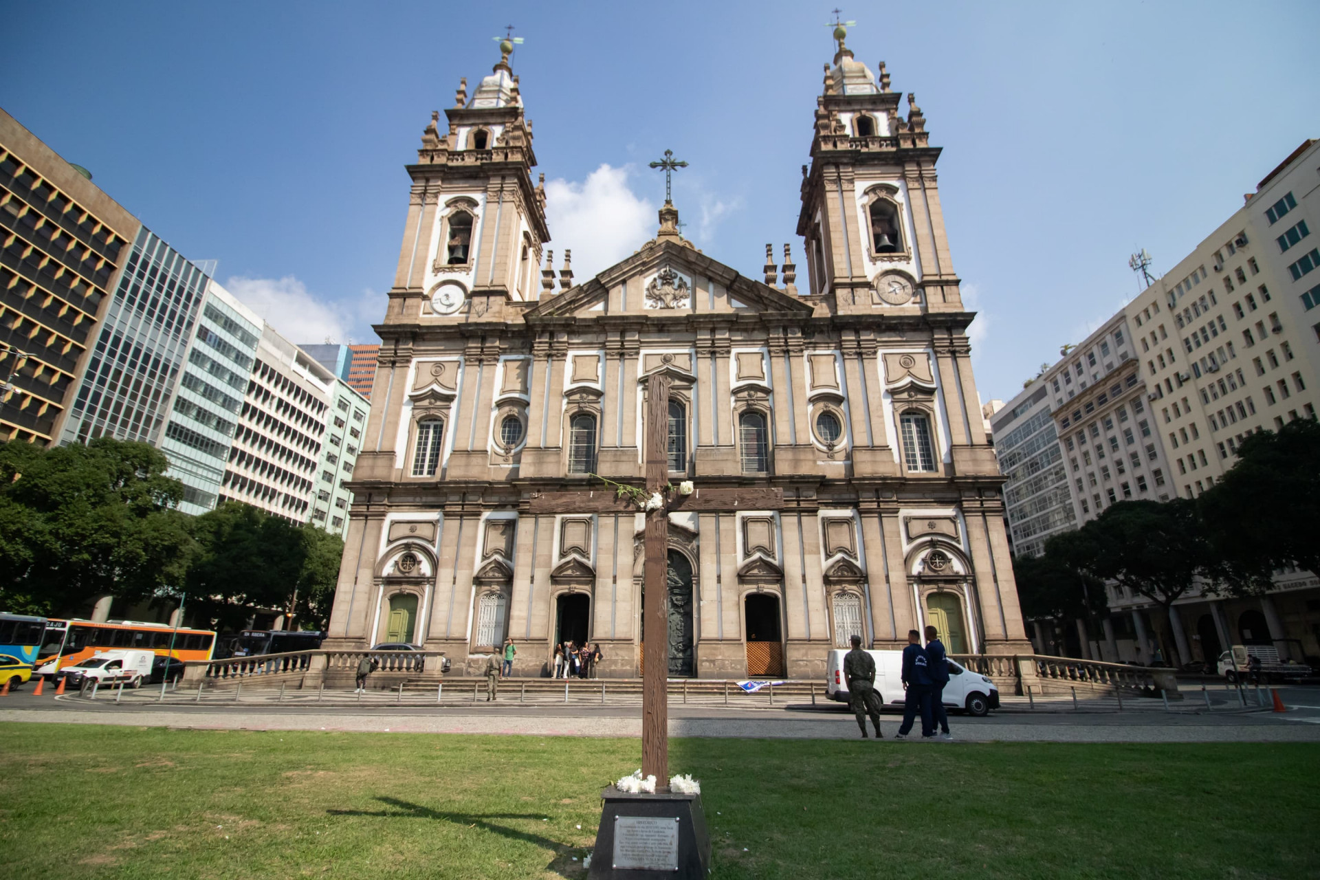 32 anos da chacina são lembrados com ato simbólico no Rio - Érica Martin / Agência O Dia