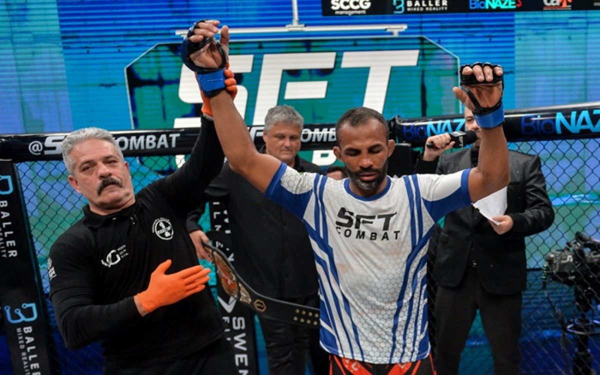 Elismar Carrasco brilhou na luta principal do SFT Combat 57