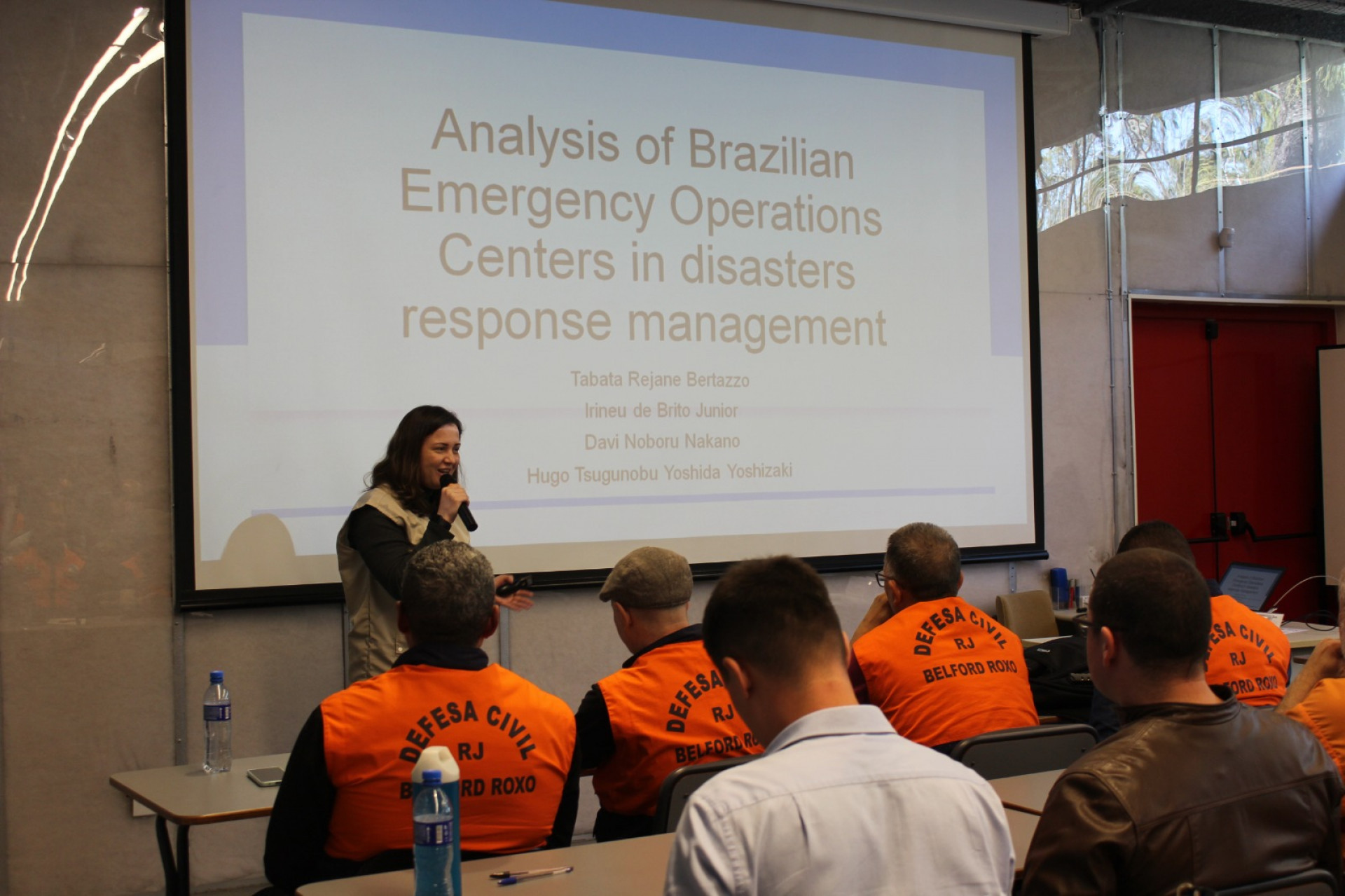 A Defesa Civil de Belford Roxo foi a &uacute;nica do Estado do Rio de Janeiro a participar do encontro   - PMBR / Divulga&ccedil;&atilde;o