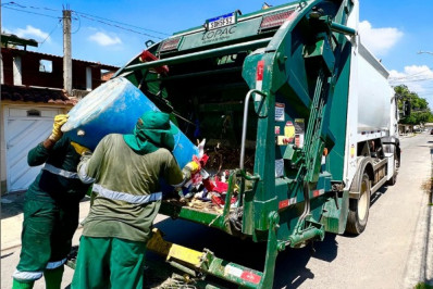 Cronograma semanal de coleta de lixo nos bairros de Belford Roxo