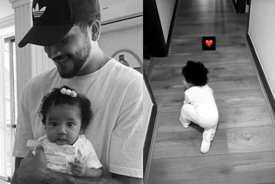 Yuri Lima mostra filha com Iza engatinhando em vídeo nas redes sociais