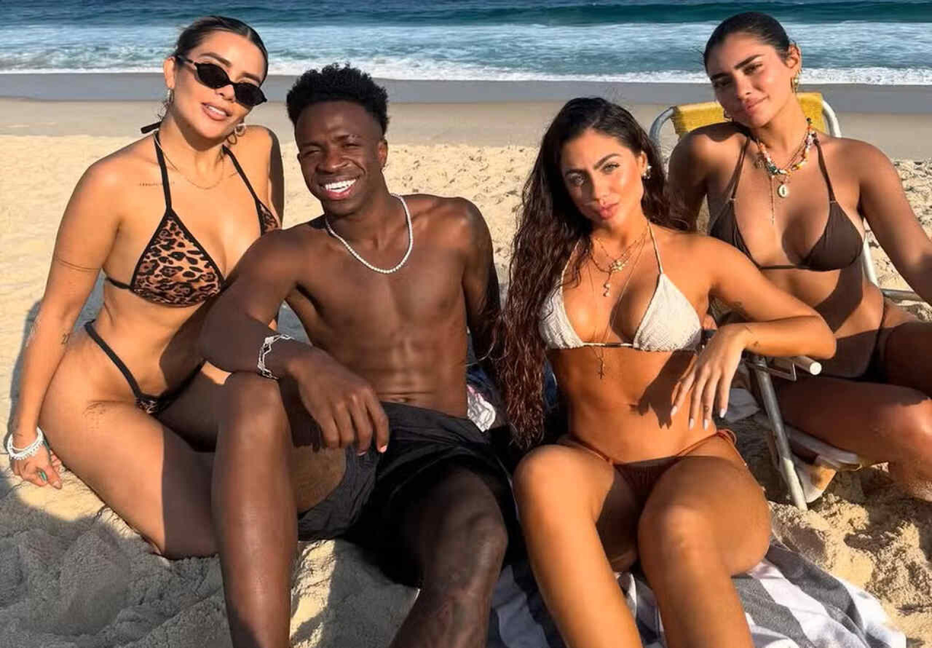 Virginia? Victoria Ruiz? Vini Jr vive affair com modelo brasileira