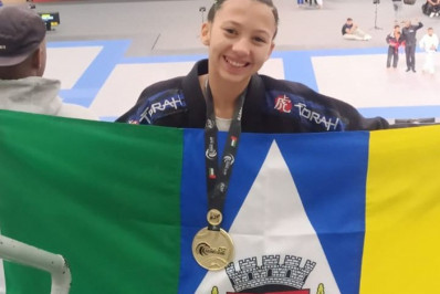 Jovem de Itaguaí conquista ouro no Abu Dhabi Grand Slam de Jiu-Jitsu