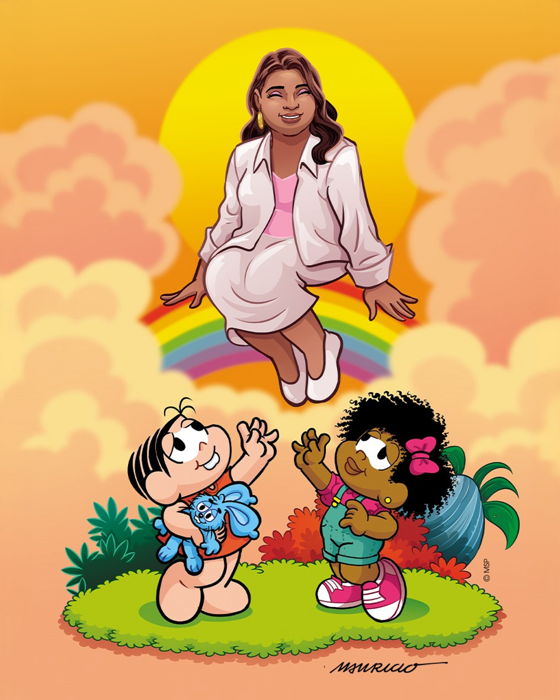 Preta Gil é homenageada pela Turma da Mônica - Reprodução / Instagram