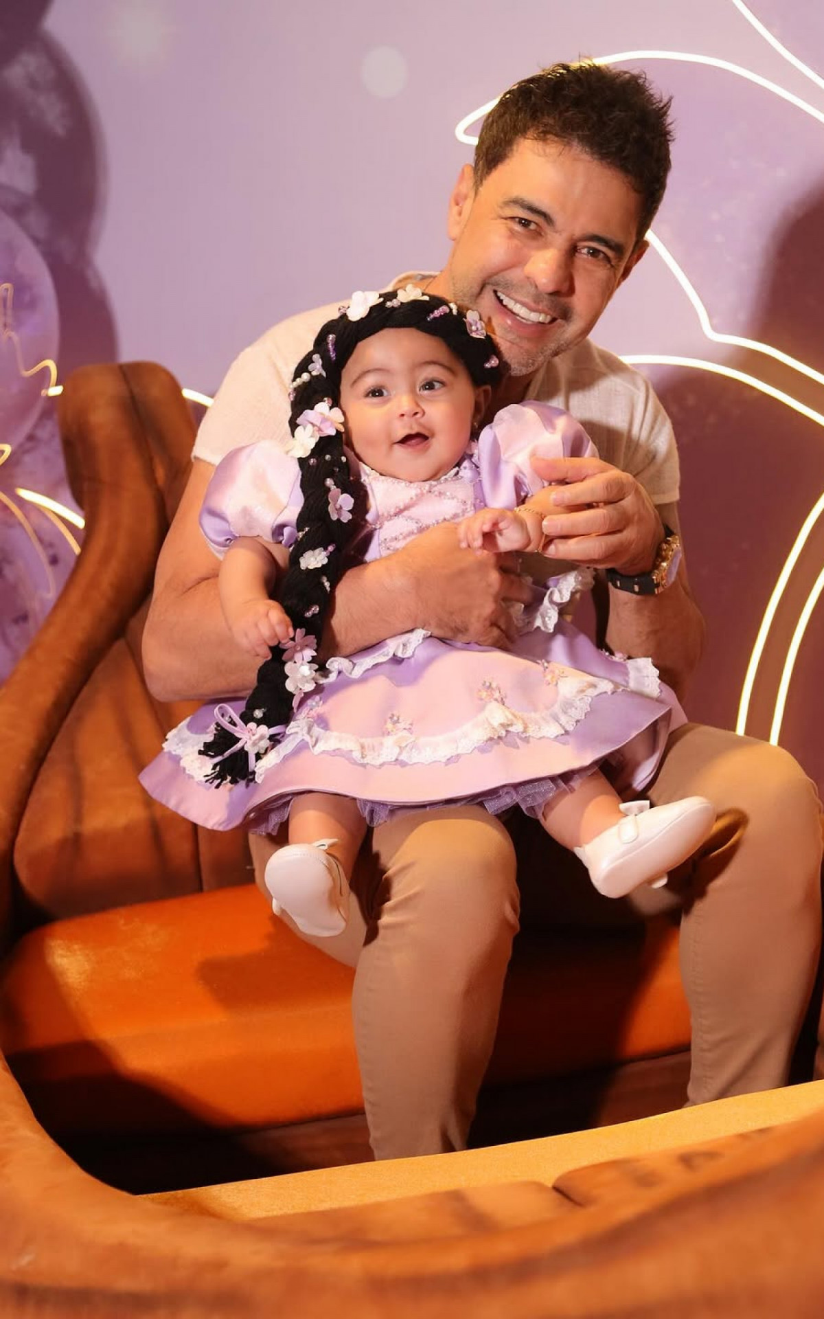 Zezé di Camargo e a filha Clara - Reprodução/Instagram