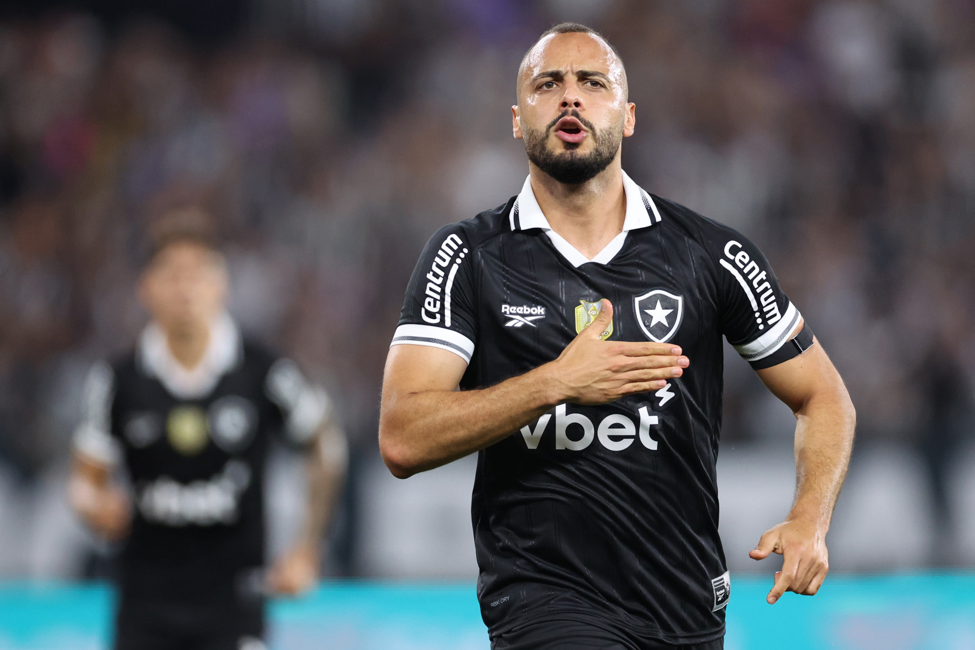 Arthur Cabral celebra gol marcado pelo Botafogo sobre o Corinthians - Vítor Silva / Botafogo