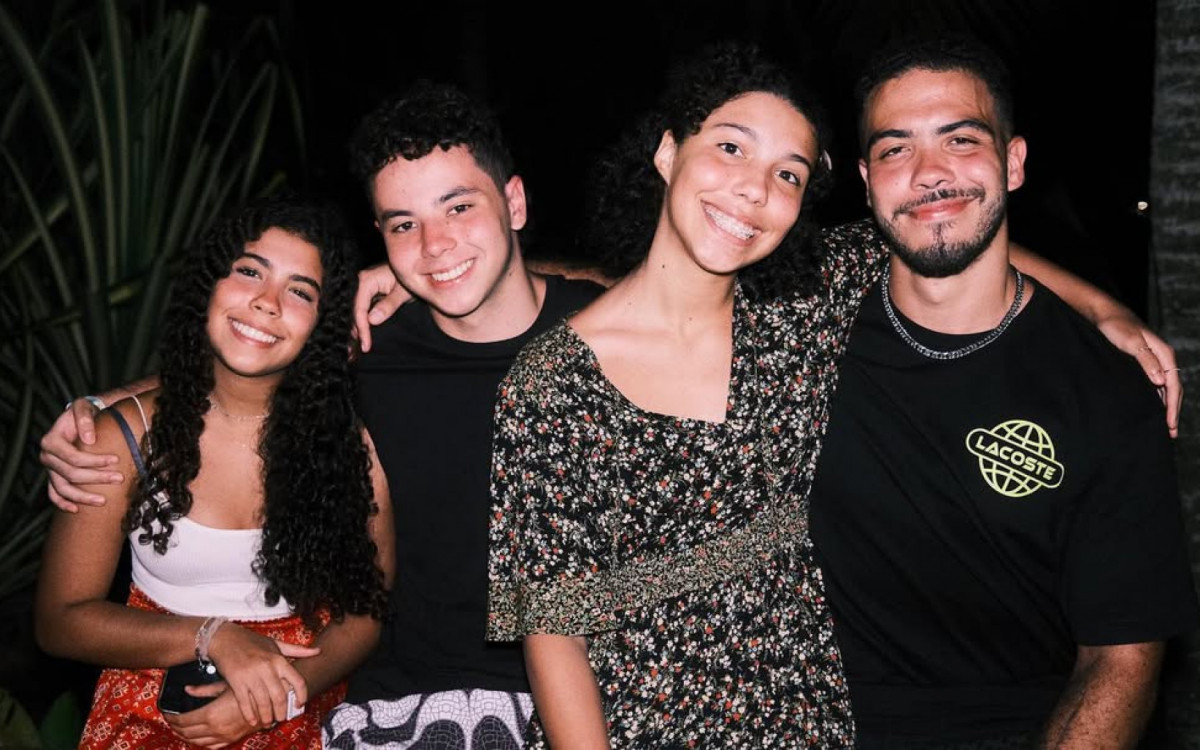 Maria Alice, Alexandre, Maria Sophia e Ronald - Reprodução/Instagram