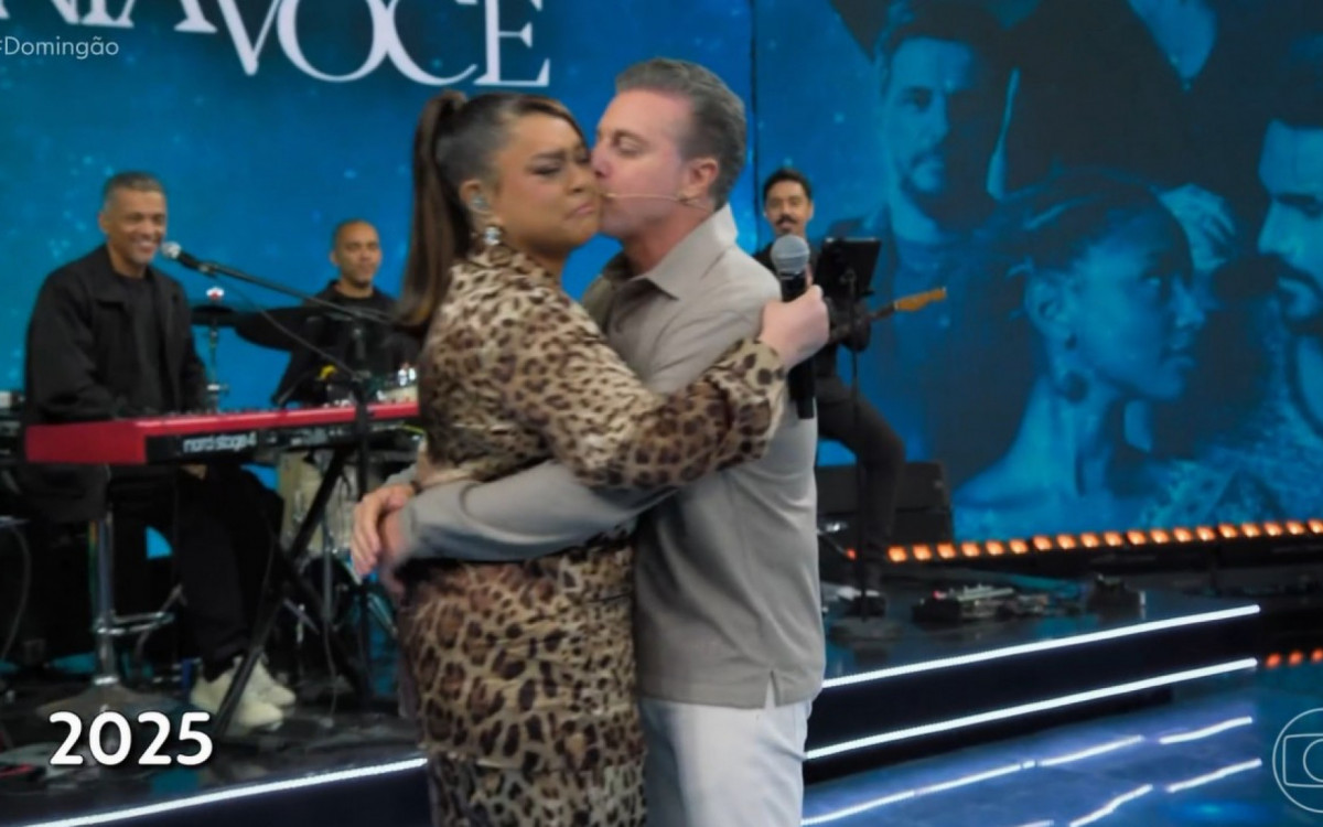 Luciano Huck e Preta Gil - Reprodução/TV Globo