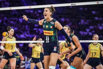 Brasil sai na frente, mas leva virada da Itália na final da Liga das Nações feminina de vôlei