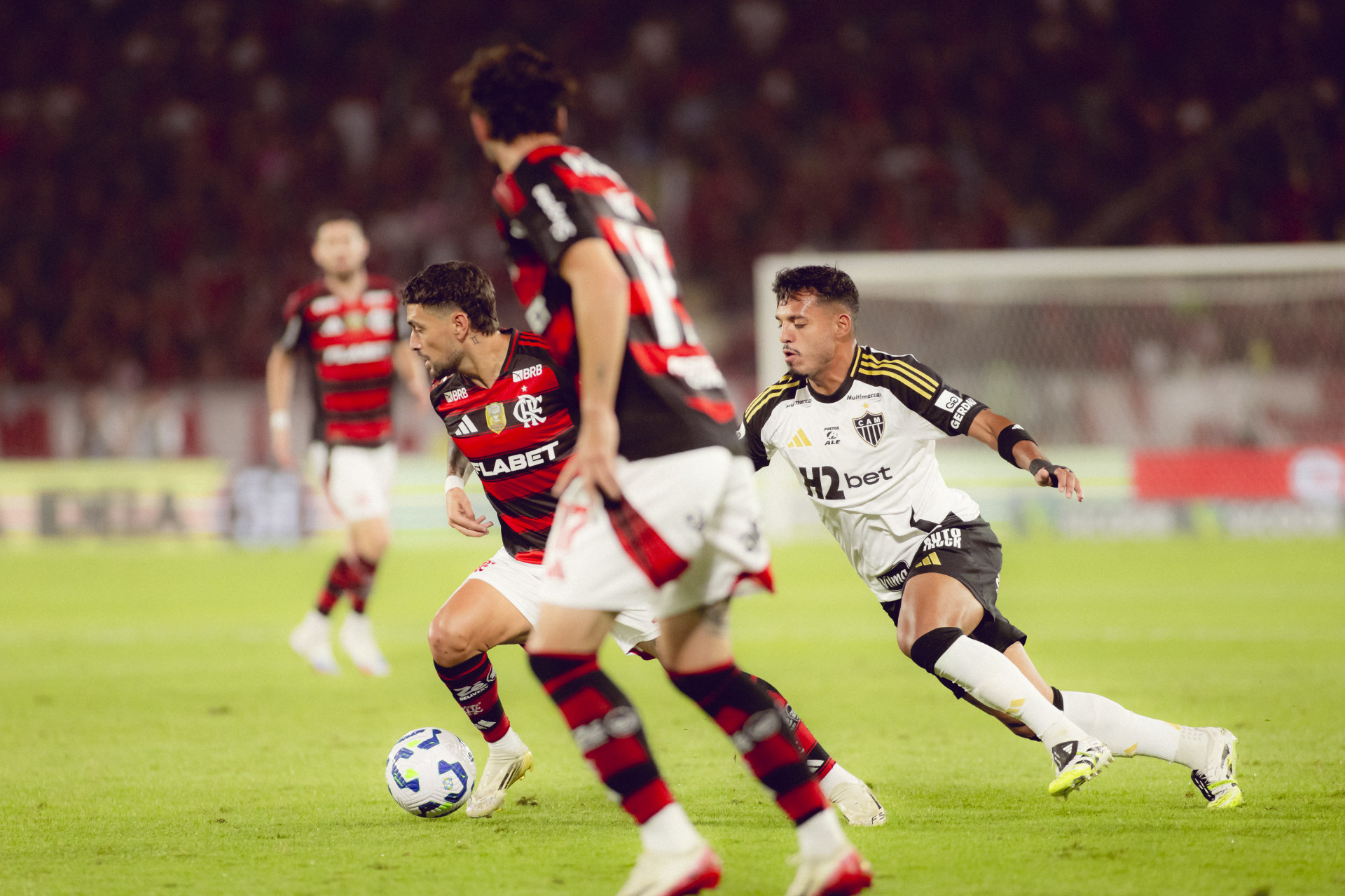 Flamengo enfrentou o Atlético-MG no Maracanã - Adriano Fontes/Flamengo