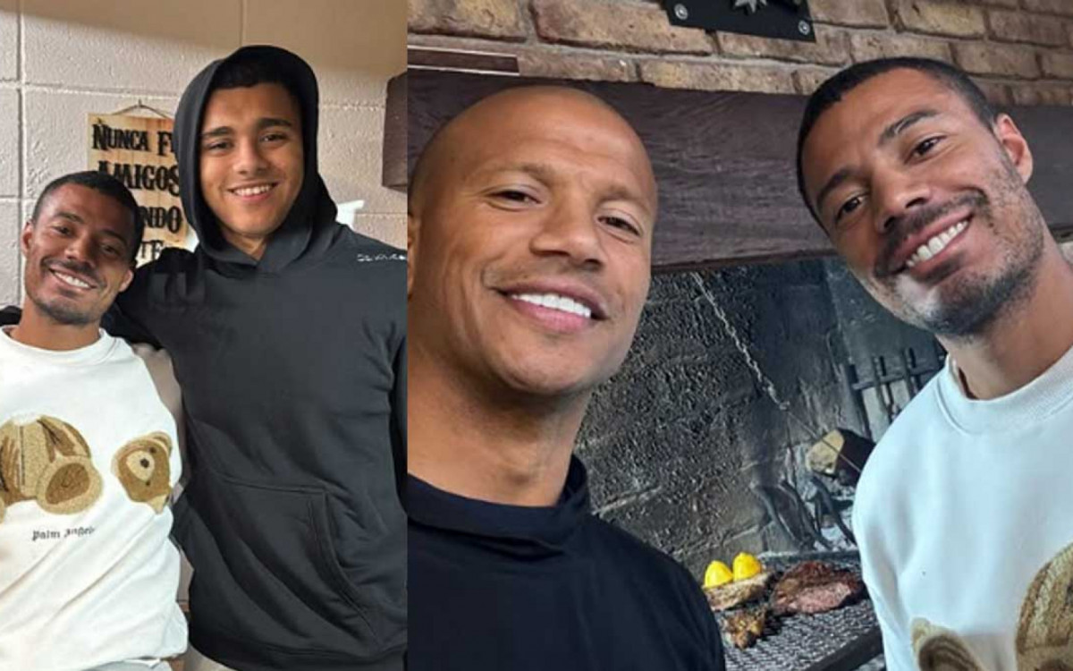 Nicolas De La Cruz ganhou folga do Flamengo para curtir o fim de semana ao lado de familiares