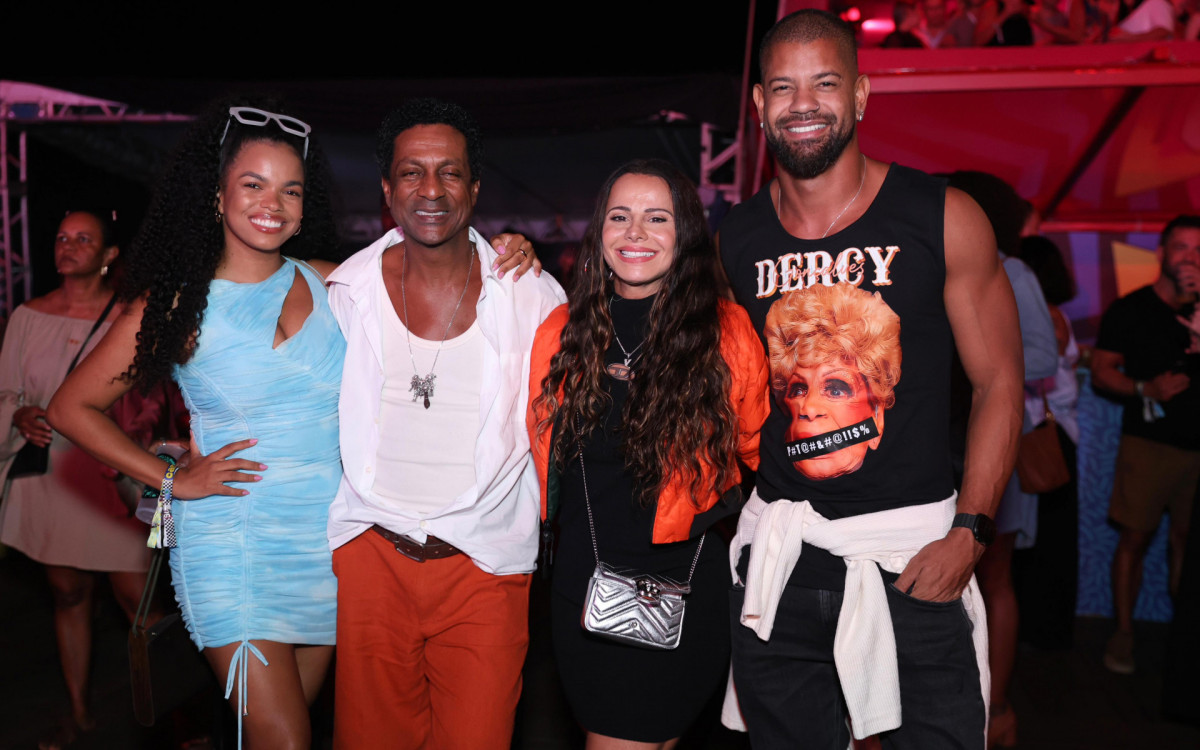Jeniffer Nascimento, Luis Miranda, Viviane Araujo e Guilherme Militão