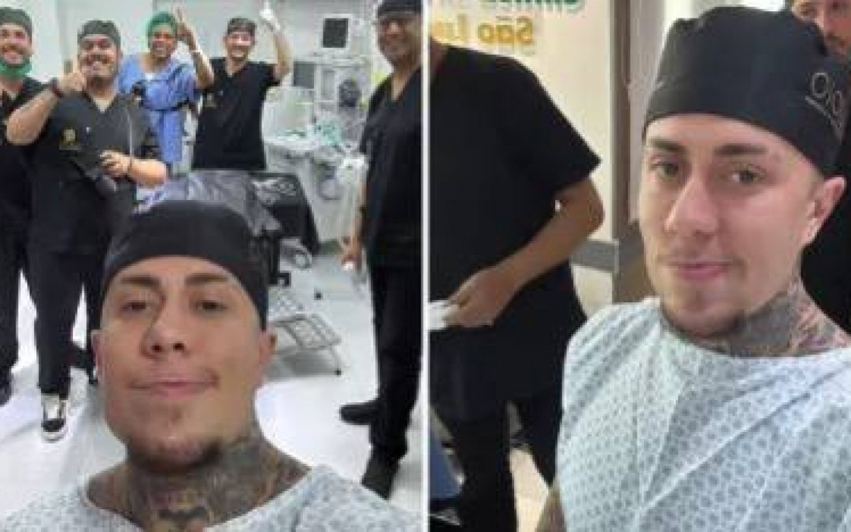 Funkeiro MC Daniel, de 26 anos, agitou a internet no ano passado após passar 7h fazendo tatuagens sob o efeito de anestesia - Reprodução/redes sociais