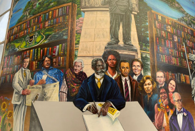 Prefeitura de Volta Redonda inaugura mural ‘A Praça Brasil’ na Biblioteca Municipal Raul de Leoni