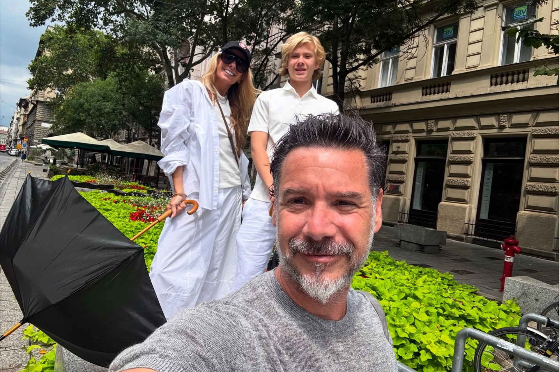 Adriane Galisteu, o marido Adriane Galisteu e o filho Vittorio - Reprodução / Instagram