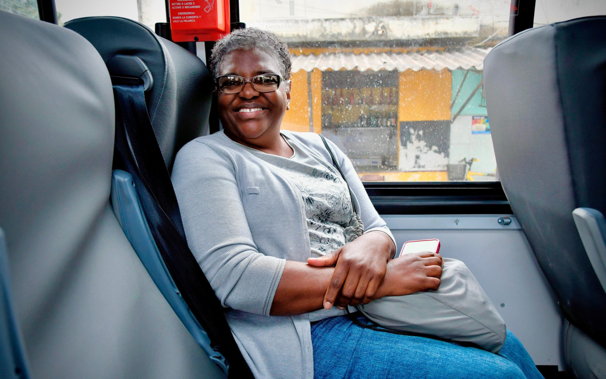 A moradora do bairro Bom Rosângela Modesto de Oliveira