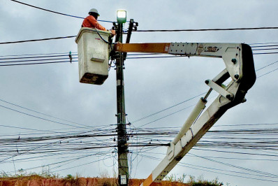 Prefeitura realiza troca de lâmpadas por iluminação de Led na Avenida São Francisco