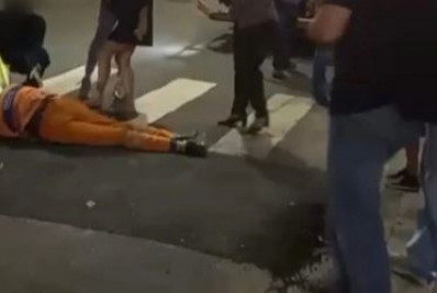 Gari que caiu de caminhão permanece internado após passar por cirurgia