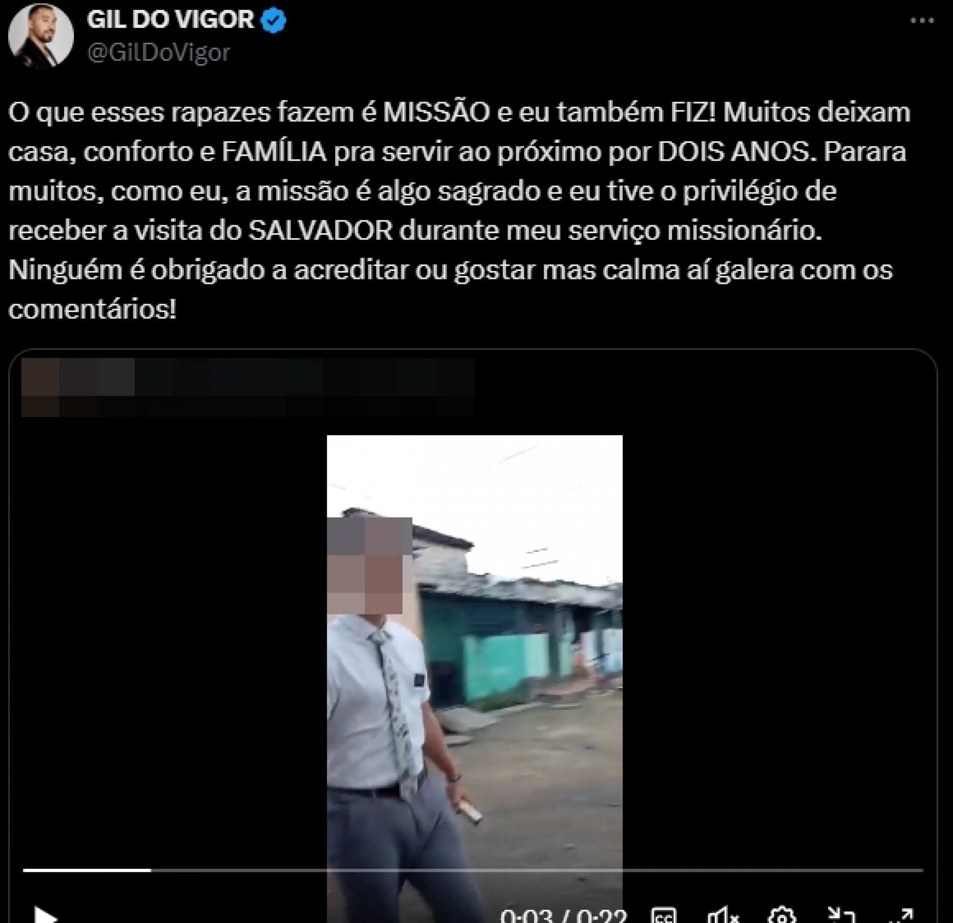 Print - Reprodução/X