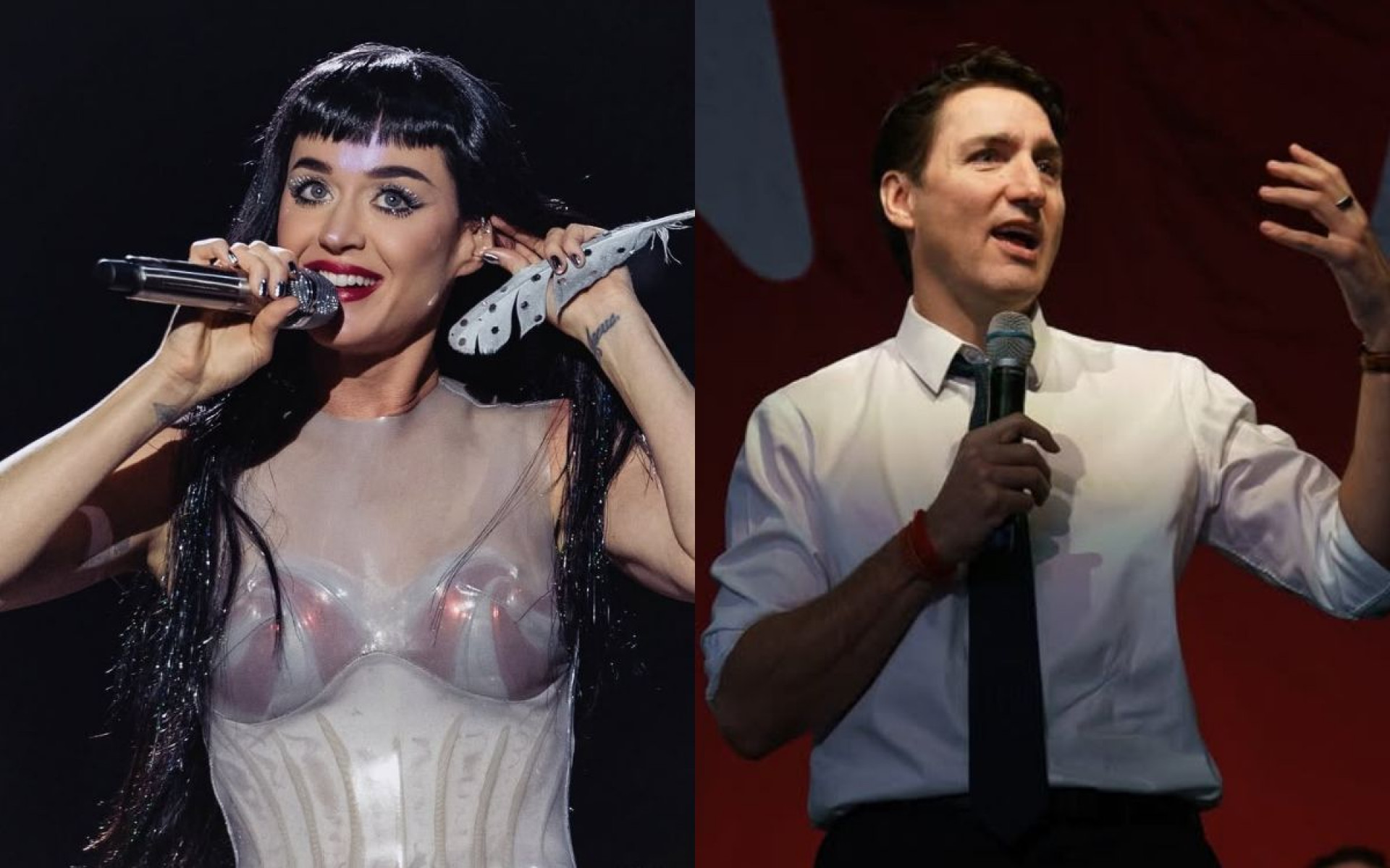 Solteiros, Katy Perry e Justin Trudeau foram flagrados jantando juntos - Reprodução / Instagram