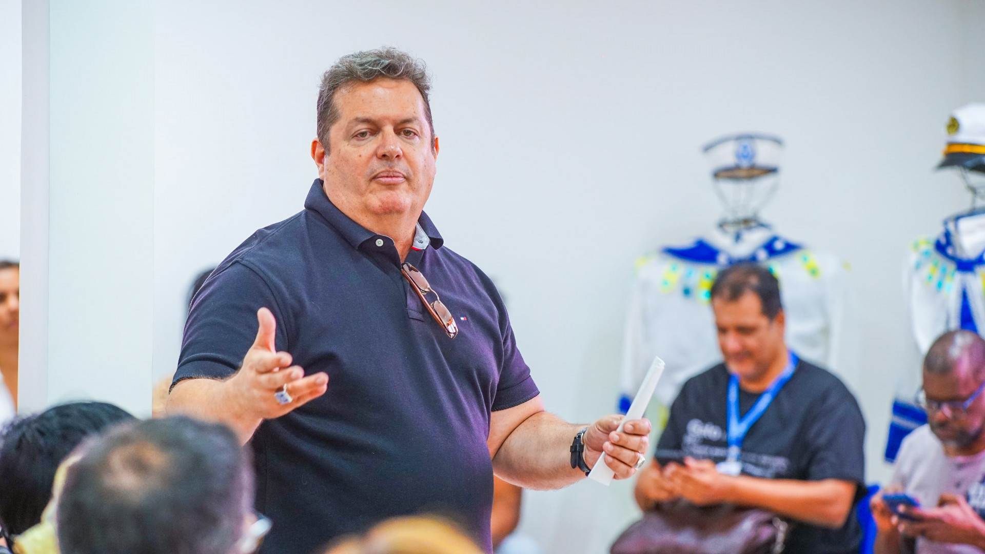 O secret&aacute;rio de Cultura e Turismo, Ti&atilde;o Pinheiro - Gilberto Rocha/ PMSJM