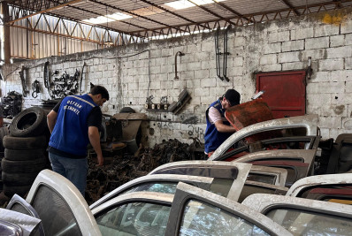 Ferro-velho irregular é interditado em Campo Grande