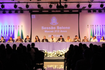 Câmara de Macaé celebra 212 anos da cidade com homenagens e balanço positivo